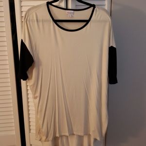 Lularoe- Black and Cream Irma